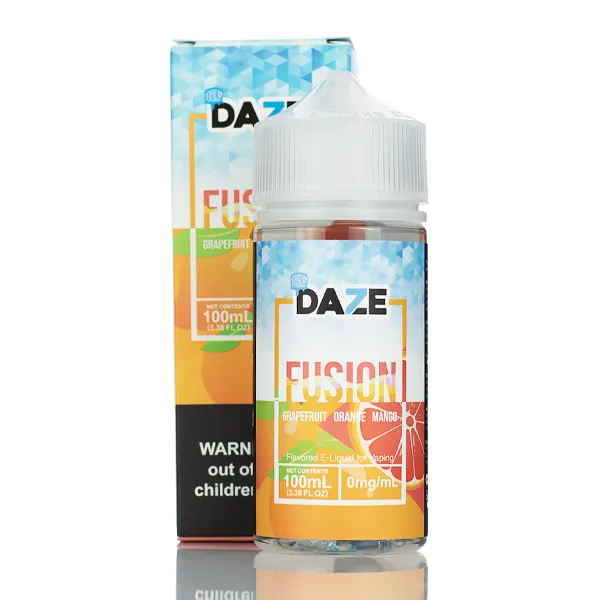 7 Daze Fusion ICED - No Nicotine Vape Juice - 100ml - Image 15