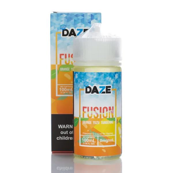 7 Daze Fusion ICED - No Nicotine Vape Juice - 100ml - Image 4