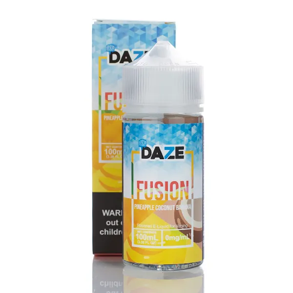 7 Daze Fusion ICED - No Nicotine Vape Juice - 100ml - Image 5