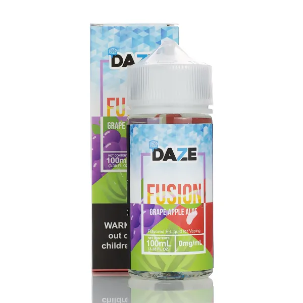 7 Daze Fusion ICED - No Nicotine Vape Juice - 100ml - Image 7