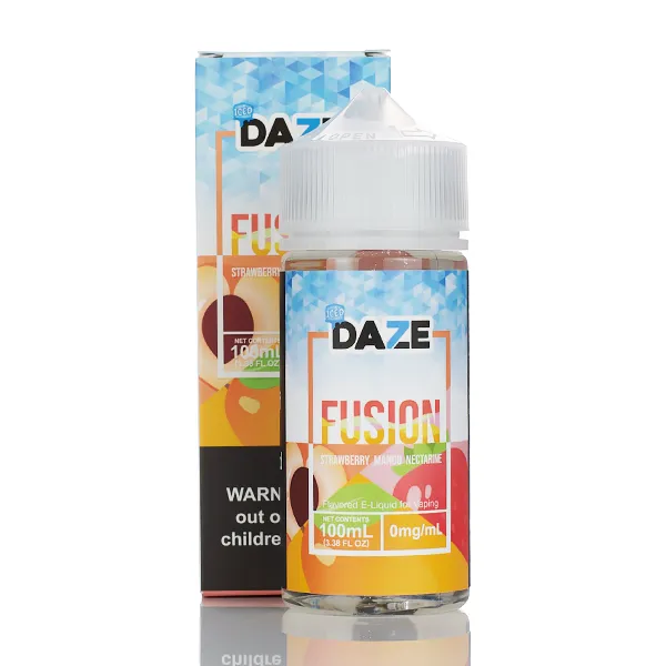 7 Daze Fusion ICED - No Nicotine Vape Juice - 100ml - Image 9