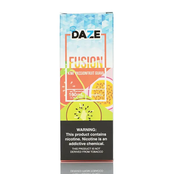 7 Daze Fusion TFN - Kiwi Passionfruit Guava ICED- 100ml - Image 3