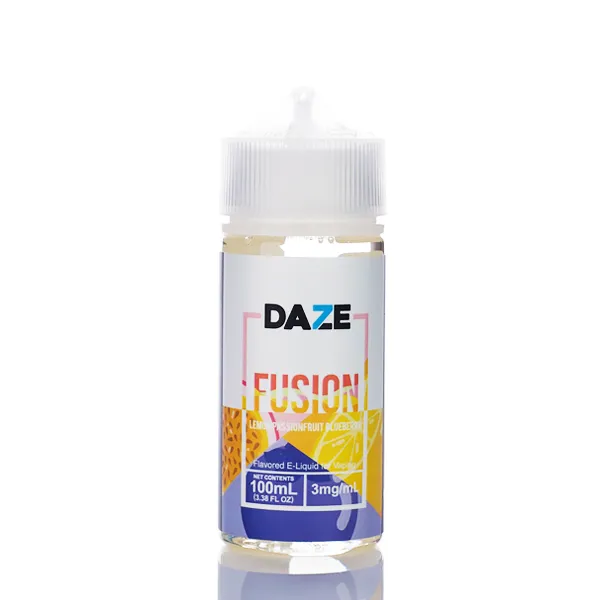 7 Daze Fusion TFN - Lemon Passionfruit Blueberry - 100ml - Image 2