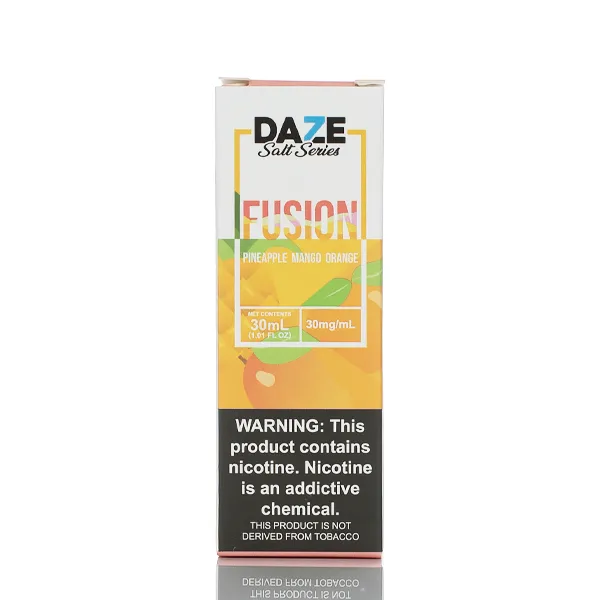 7 Daze Fusion TFN Salt - Pineapple Mango Orange - 30ml - Image 3