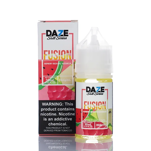 7 Daze Fusion TFN Salt - Raspberry Green Apple Watermelon - 30ml (Discontinued)