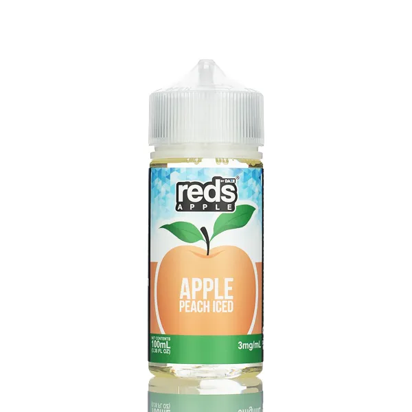 7 Daze - Reds Apple ICED eJuice Peach - 100ml - Image 2