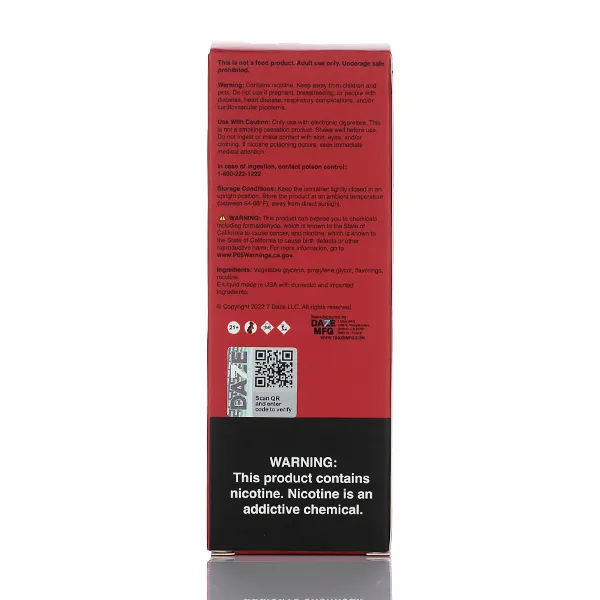 7 Daze Reds Apple x Keep It 100 - Slapple - 100ml - Image 4