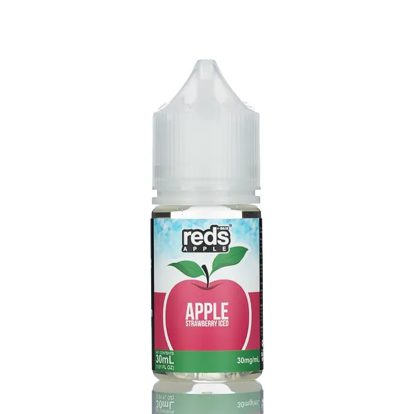 7 Daze Salt Series - Reds Apple Strawberry Iced - 30ml - Image 2