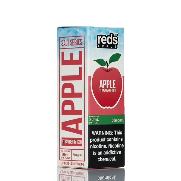 7 Daze Salt Series - Reds Apple Strawberry Iced - 30ml - Image 3