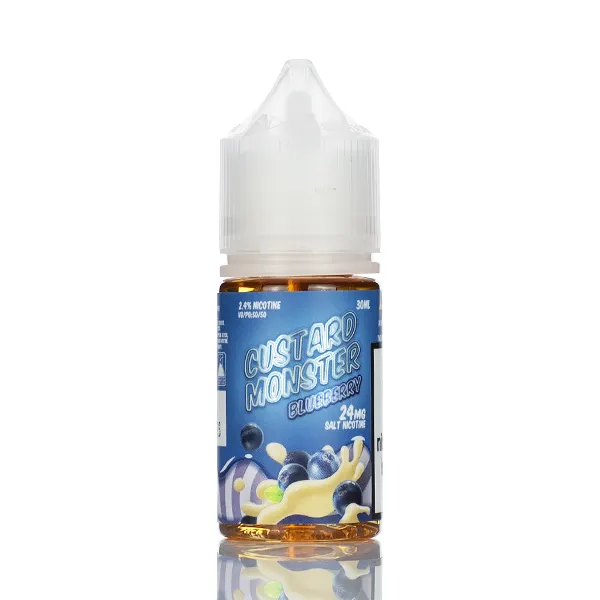 Custard Monster Salts - Blueberry Custard - 30ml - Image 2