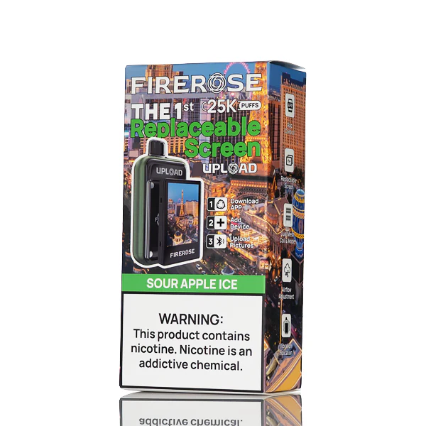 Firerose Upload 25K 25000 Puffs Disposable FULL KIT - 20mL - Image 3