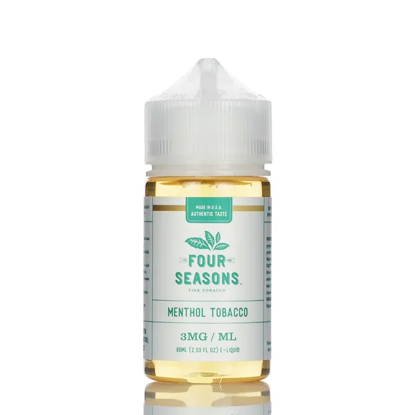 Four Seasons E-liquids - Menthol Tobacco- 60ml - Image 2