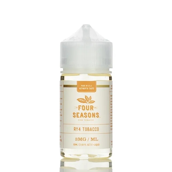 Four Seasons E-liquids - RY4 Tobacco- 60ml - Image 2