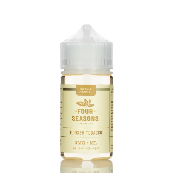 Four Seasons E-liquids - Turkish Tobacco- 60ml - Image 2
