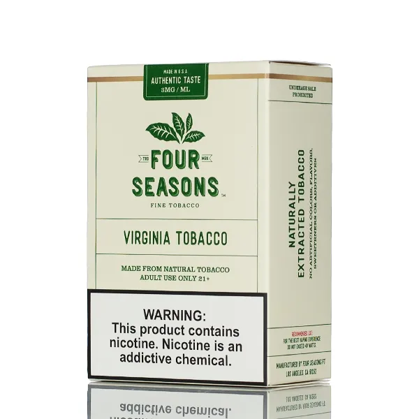 Four Seasons E-liquids - Virginia Tobacco- 60ml - Image 3