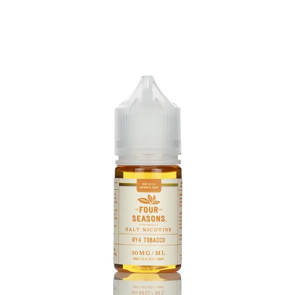Four Seasons Salt Nicotine - RY4 Tobacco - 30ml - Image 2