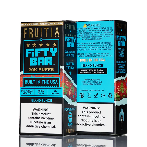 FRUITIA X Fifty Bar 20K 20000 Puffs Disposable - 16mL - Image 5
