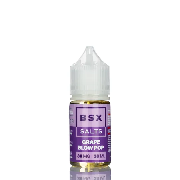 BSX Vapor Salt Nic  - Grape Blow Pop - 30ml