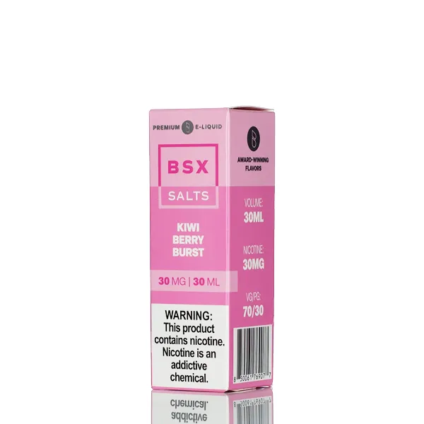 BSX Vapor Salt Nic  - Kiwi Berry Burst - 30ml - Image 3