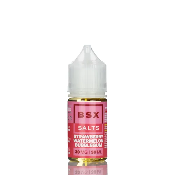BSX Vapor Salt Nic  - Strawberry Watermelon Bubblegum - 30ml
