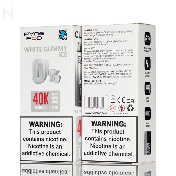 L&A X Pyne Pod Click 40K Disposable FULL KIT - 0% Zero Nic - Image 3