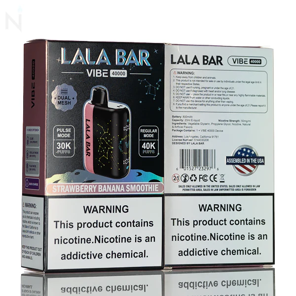 LaLa Bar Vibe 40K 40000 Puffs Disposable - 20mL - Image 3