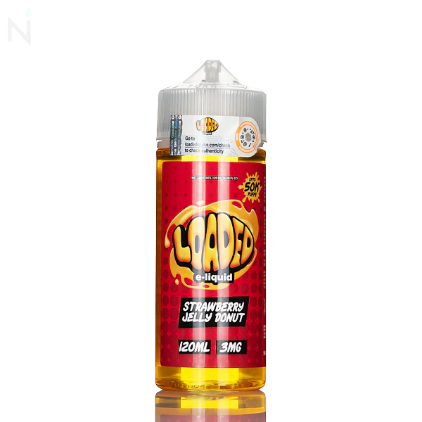 Loaded E-Liquid - Strawberry Jelly Donut - 120mL