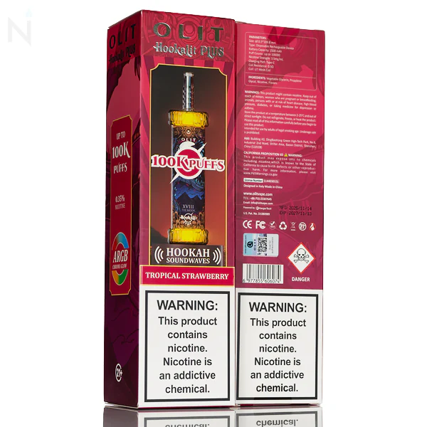 Olit Hookalit Plus 100K Puffs Disposable - Image 2