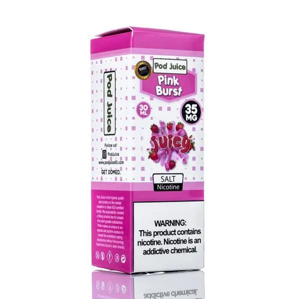 Pod Juice Salt - Pink Burst - 30ml - Image 3