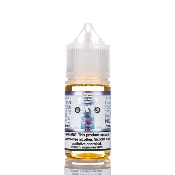 Pod Juice Salt - Blue Razz Slushy Freeze - 30ml - Image 3