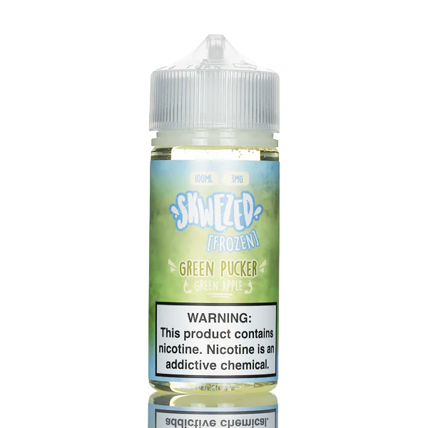 Skwezed Ice - Green Apple Ice (Green Pucker Ice) - 100ml - Image 2