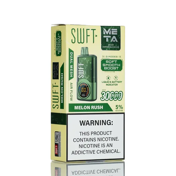 SWFT META 30000 Puffs Rechargeable Disposable Vape - 24mL (DISCONTINUED) - Image 5