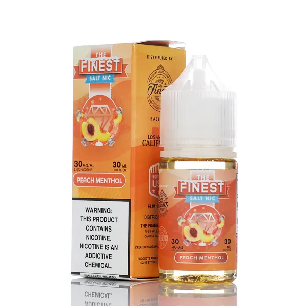 The Finest E-Liquid - Salt Nic Series - Peach Menthol - 30ml (DISCONTINUED)