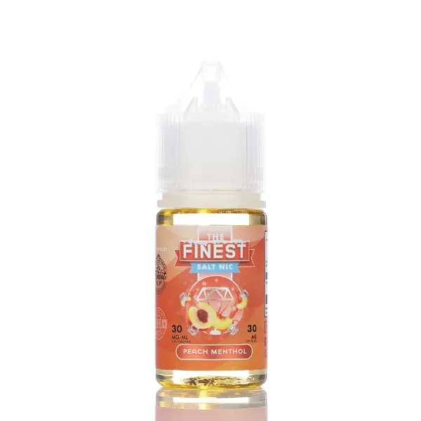 The Finest E-Liquid - Salt Nic Series - Peach Menthol - 30ml (DISCONTINUED) - Image 2