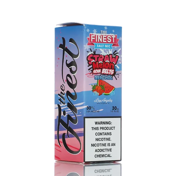 The Finest E-Liquid - Salt Nic Series - Strawmelon Sour Menthol - 30ml (DISCONTINUED) - Image 2