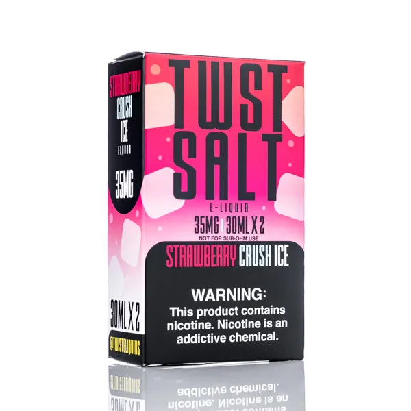 TWST Salt E Liquid - Ice Strawberry Crush - 60ml - Image 3