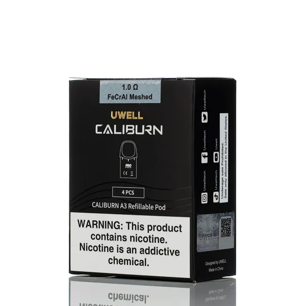 Uwell Caliburn A3 Replacement Pods (Pack of 4) - Image 2