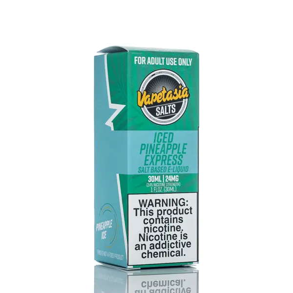 Vapetasia E-Juice Salts - ICED Pineapple Express - 30ml - Image 3