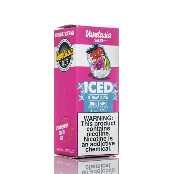 Vapetasia E-Juice Salts - ICED Straw Guaw - 30ml - Image 3