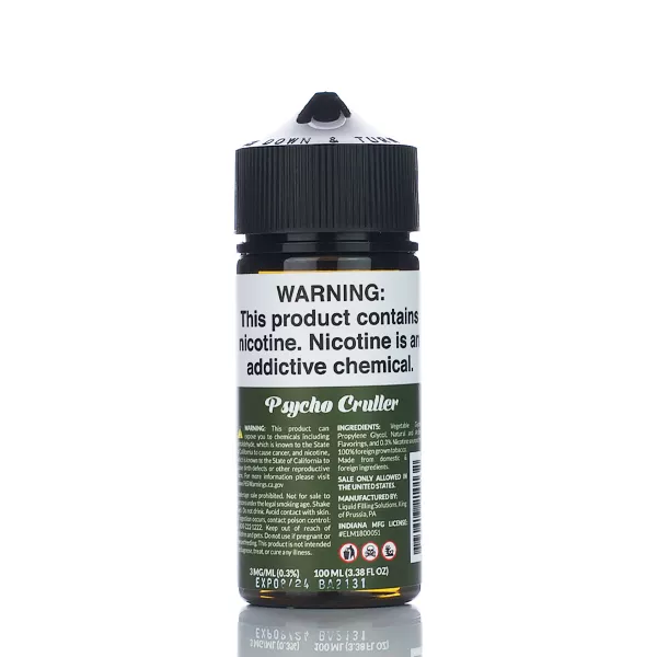Vinyl and Vapor Deep Cuts Remix - Apple Psycho Cruller - 100ml (DISCONTINUED) - Image 2
