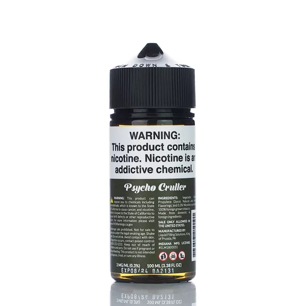 Vinyl and Vapor Deep Cuts Remix - Lemon Psycho Cruller - 100ml (DISCONTINUED) - Image 2
